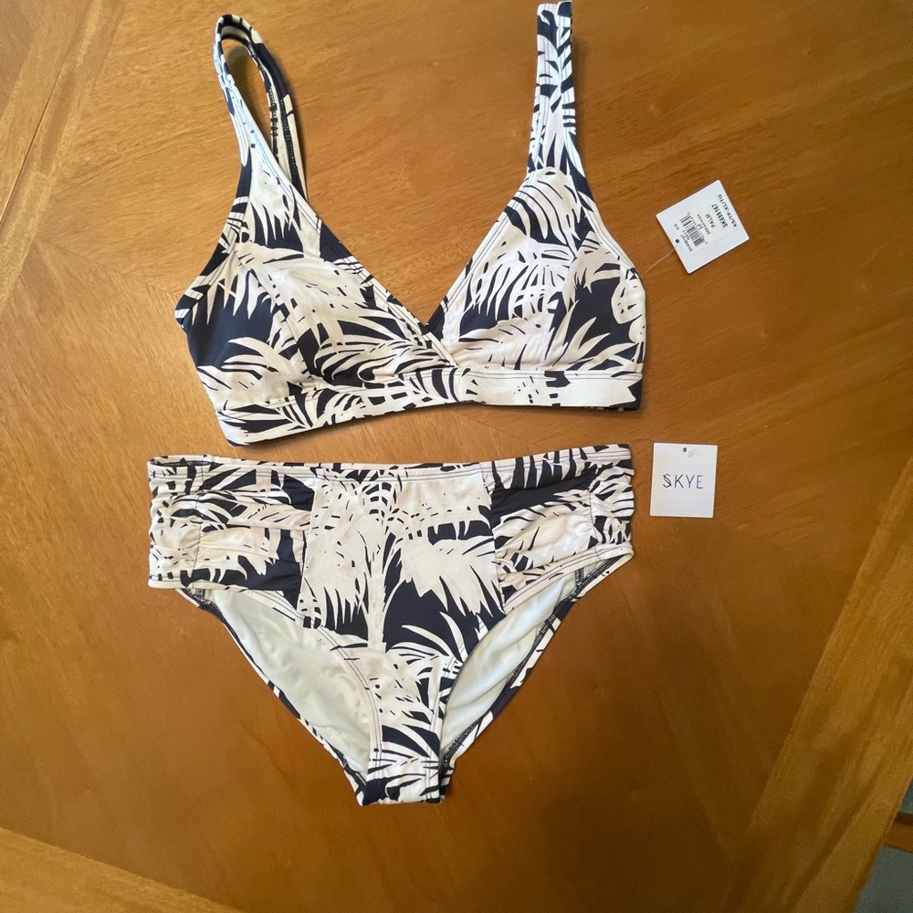 Skye Swimwear Black and Cream Bikini